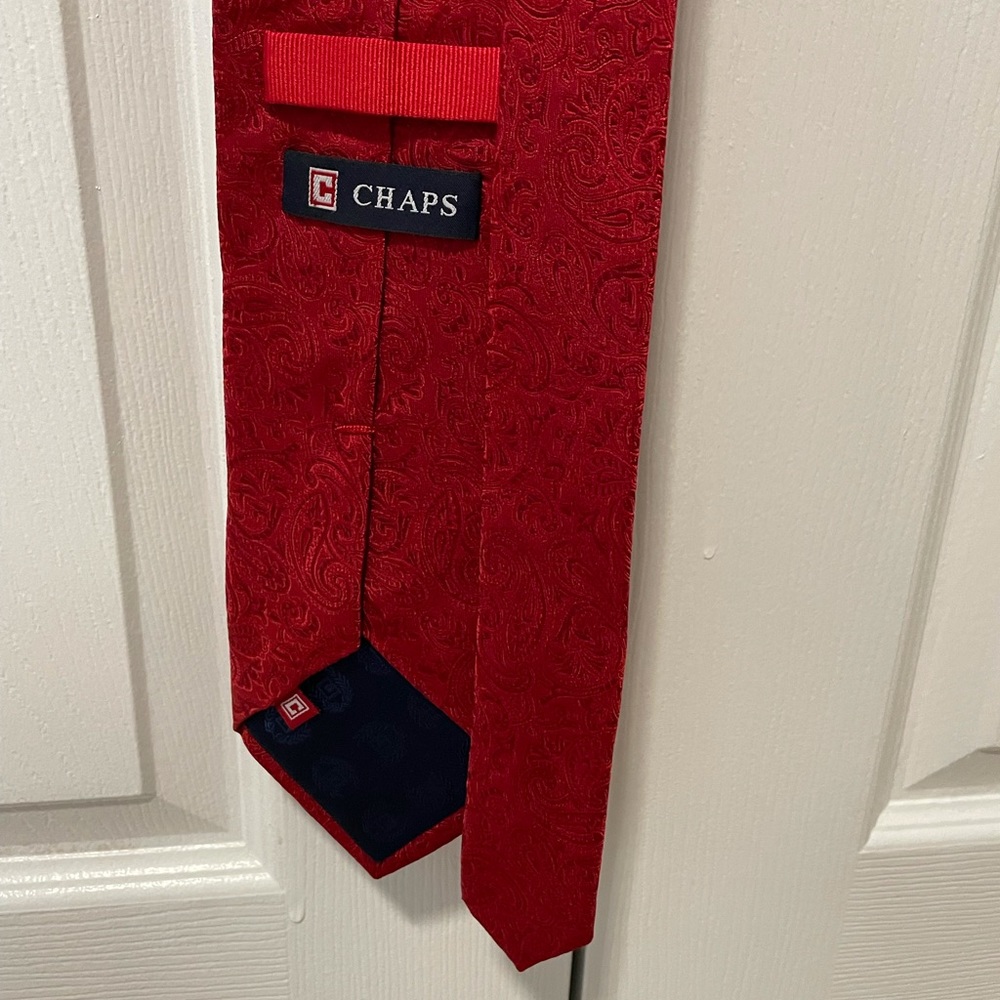 Chaps Red Tie